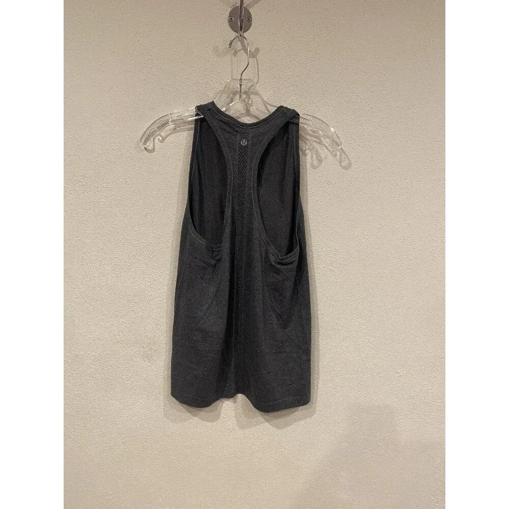 Lululemon Swiftly Tech Tank Top Womens 8 Gray Racerback Athletic Workout Gym